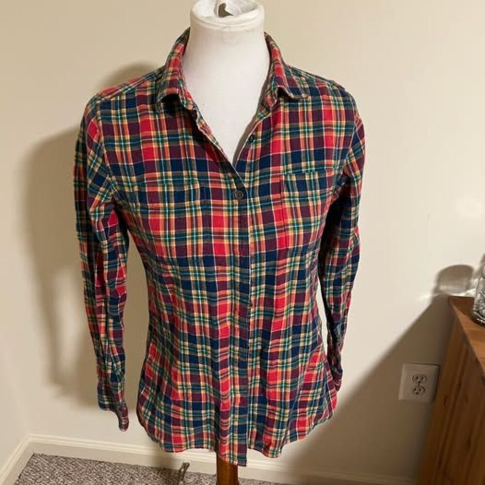 Woolrich Women's Plaid Flannel Shirt S/P